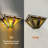 Tiffany Wall Sconces 12 Inches Wide Mission Hexagon Virgin Style Stained Glass Wall Light Fixture