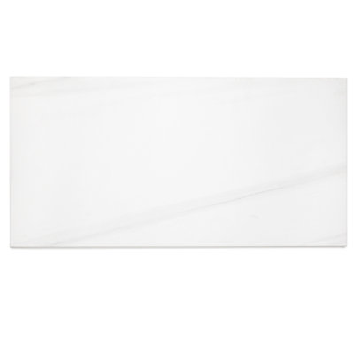 Piave 12" x 24" Bianco Matte Porcelain Floor and Wall Tile