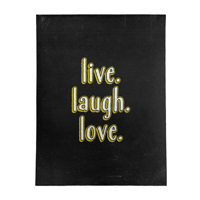 Quotes Chenille Indoor Rug
