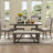 6-Piece Retro Dining Table Set With Trestle Base, Spacious 60-Inch Wood Table And Comfortable Chairs And Bench For Family Gatherings, Dining Table Set-28575210