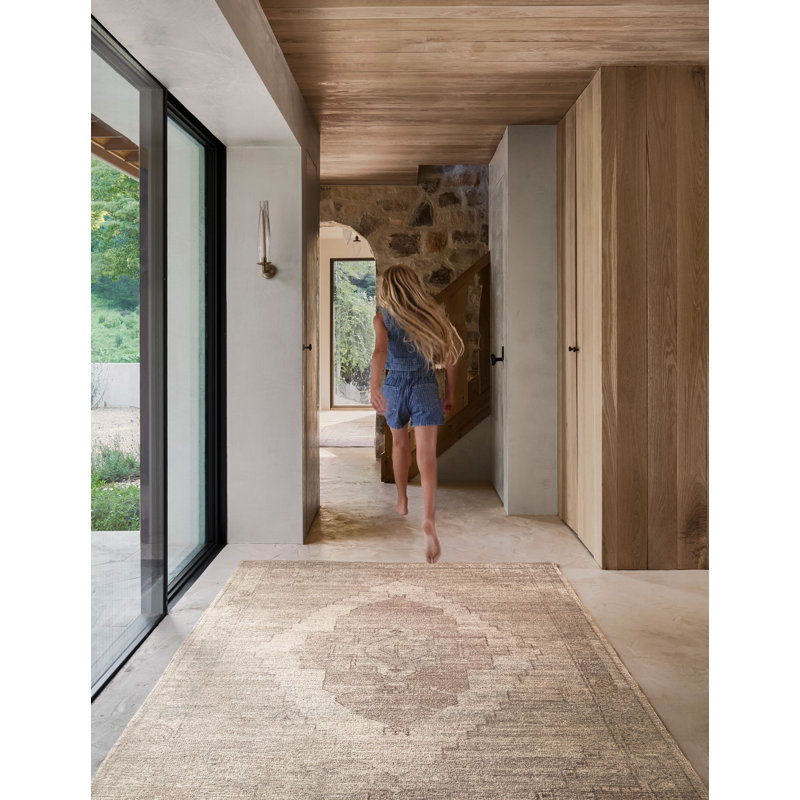 Tapis fait main Lauren Liess x Livabliss Veil, Rectangle 5 pi x 7 pi 6 po