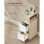 25cm W Manufactured Wood Bedside Table-67875017