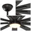 Ventilateur de plafond 9 pales 62 "avec lumières DEL et télécommande Dorava-85065546