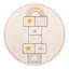 Tapis de marelle Whimsy Kids-82815388