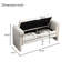 Banc de bout avec accoudoirs et rangement Modern-2010916543