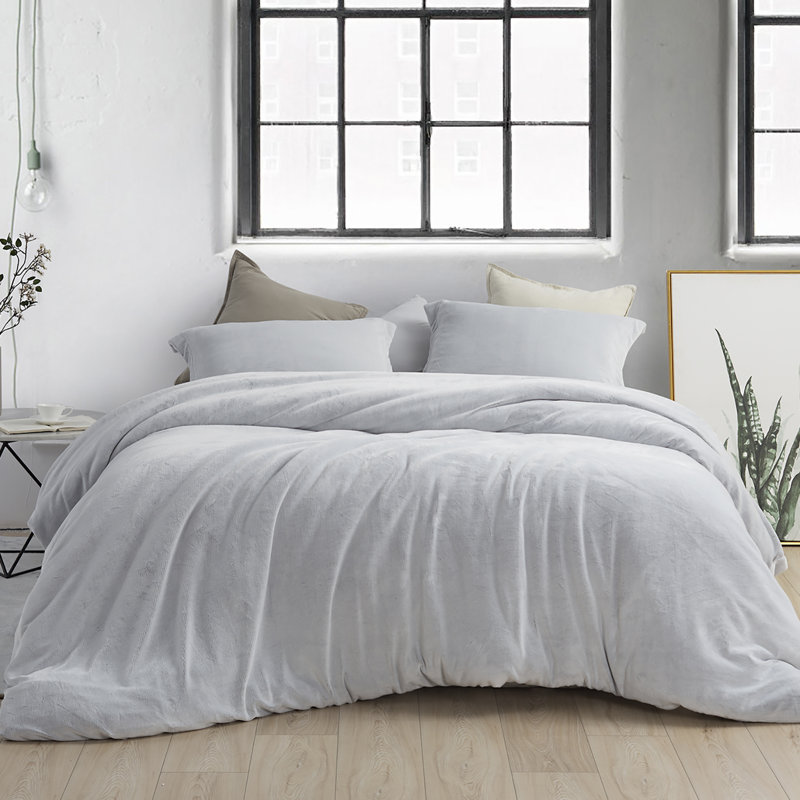 Coma Inducer Bedding, Twin XL Duvet Cover + 1 Standard Sham, Gray