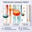 Art mural Mid-Century abstrait de style Mid-Century-129075718-129075714