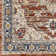 Tapis Truva rouge foncé