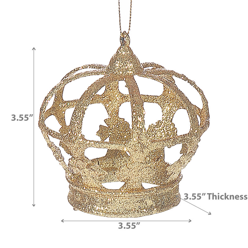 3.55 in. Plastic Shatterproof Holiday Shaped Ornament