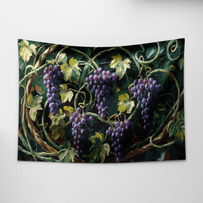 Tapisserie murale «Botanical Grape Vines»