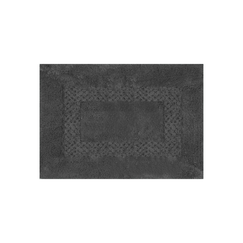 Antigona Soft Bath Rug, 17" W x 24" L, Gray