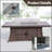 6-Seat Rectangular Fire Pit Table-58467761