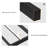 Minimal Screwless Black Bed Frame With Square Feet-1355918809