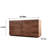All Solid Wood Six Bucket Cabinet Storage Cabinet 62.99'' Solid Wood Sideboard