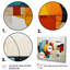 «Geometric Abstraction Focus II - Abstract Spirals», ensemble de reproductions sur toile-678007284