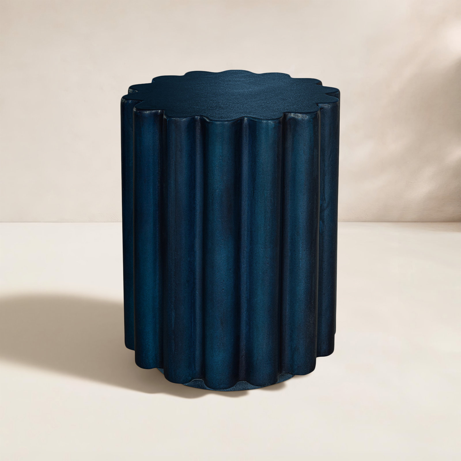 Melati 15" End Table, Blue