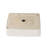 16"x12" White Ceramic Rectangular Vessel Bathroom Sink