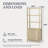 Nicolee 71'' H Storage Bookcase-1398673422