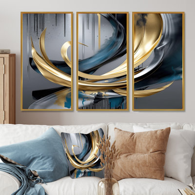 Ensemble de salon Jaxxon - Waves Wall Art