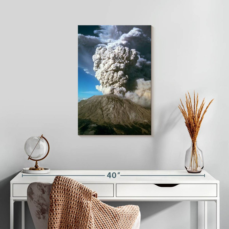 Éclosion volcanique 1980, H 24 po x l 16 po