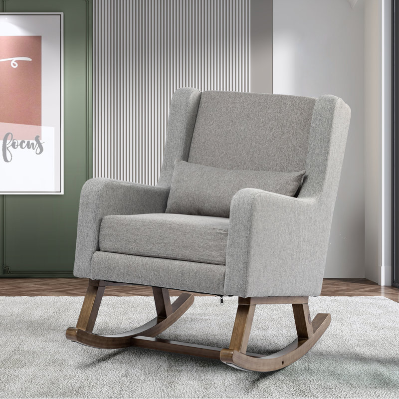 Chaise berçante, Gris clair