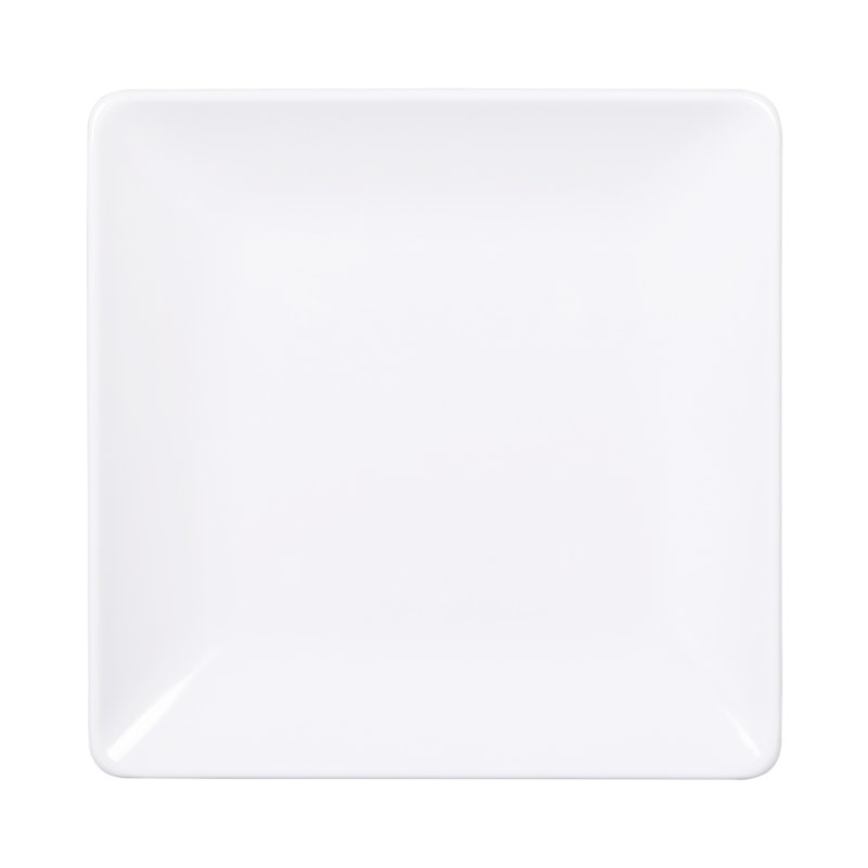 Symmetry 11.5" Melamine Dinner Plate, White