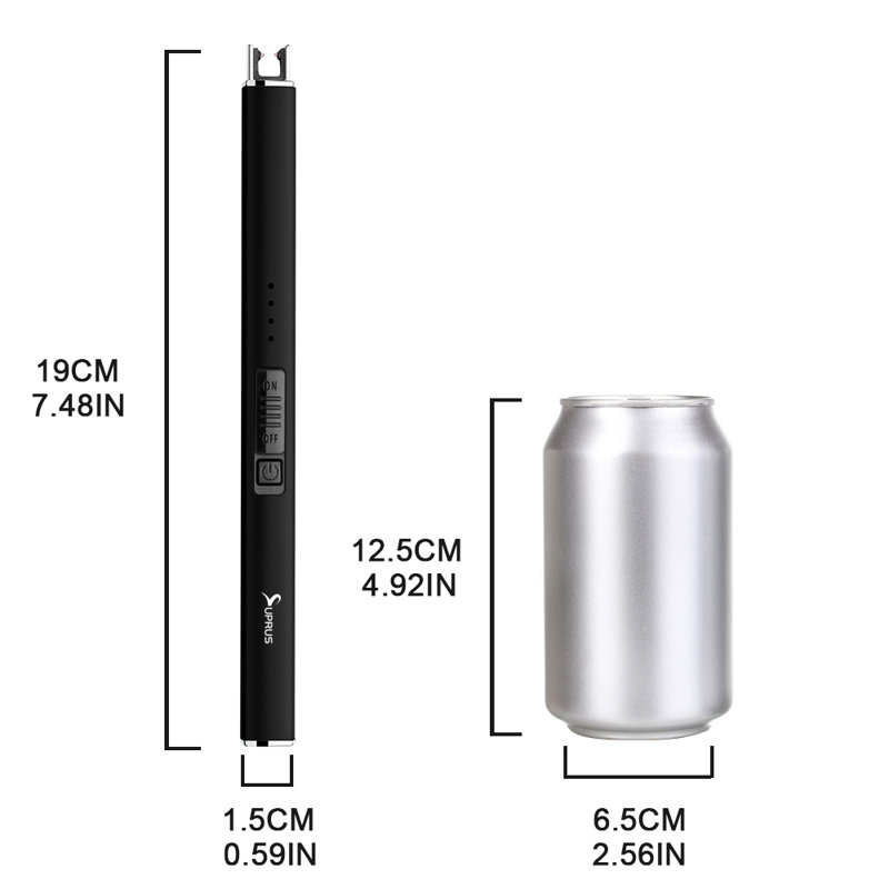 SUPRUS Candle Lighter, Black