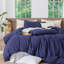 Ensemble de housse de couette à rayures 100% coton lavé MooMee-105229475-115097788