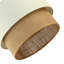 22cm H Rattan Drum Pendant Shade ( No Direct Attachment Method ) in Cream
