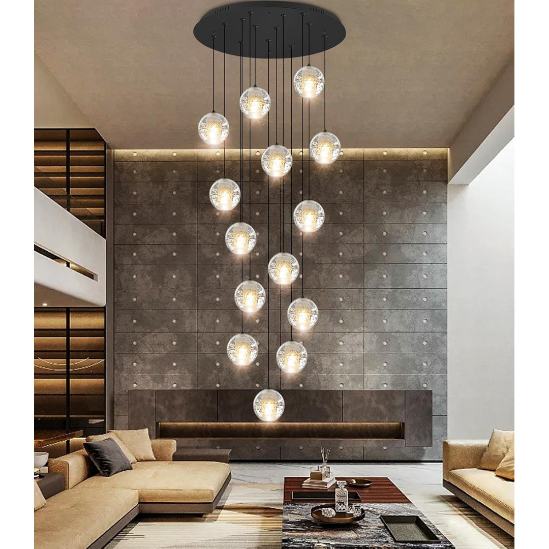 Hurleigh 14 - Light Globe Chandelier Ivy Bronx