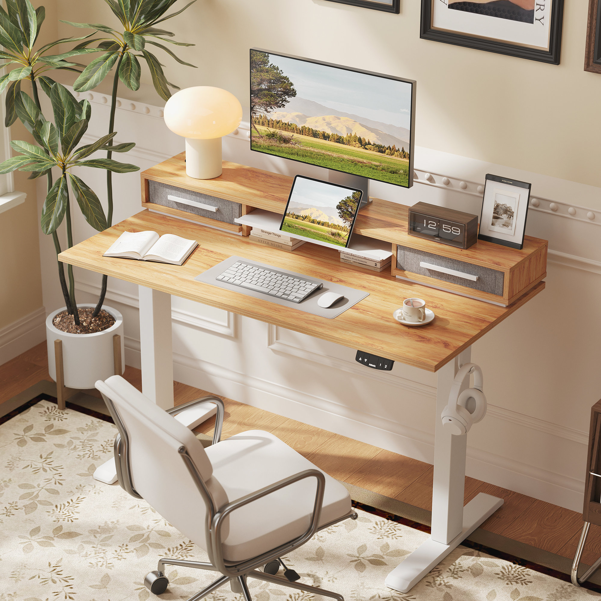 Agilestic Electric Standing Desk With Drawers