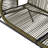 CONDESSA OUTDOOR PATIO GREEN WICKER LOVESEAT-1508110838