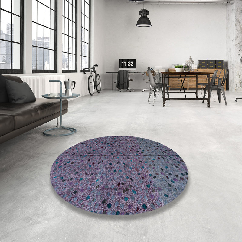 Tapis multicolore, Rond 5 pi