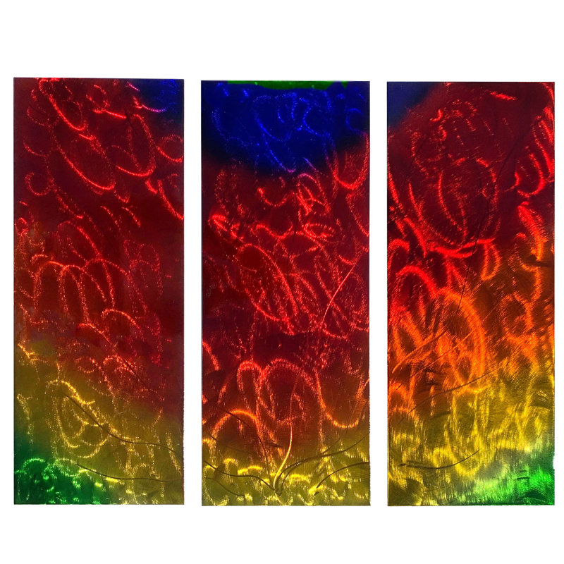 Handmade Modern Abstract Wall Decor on Metal