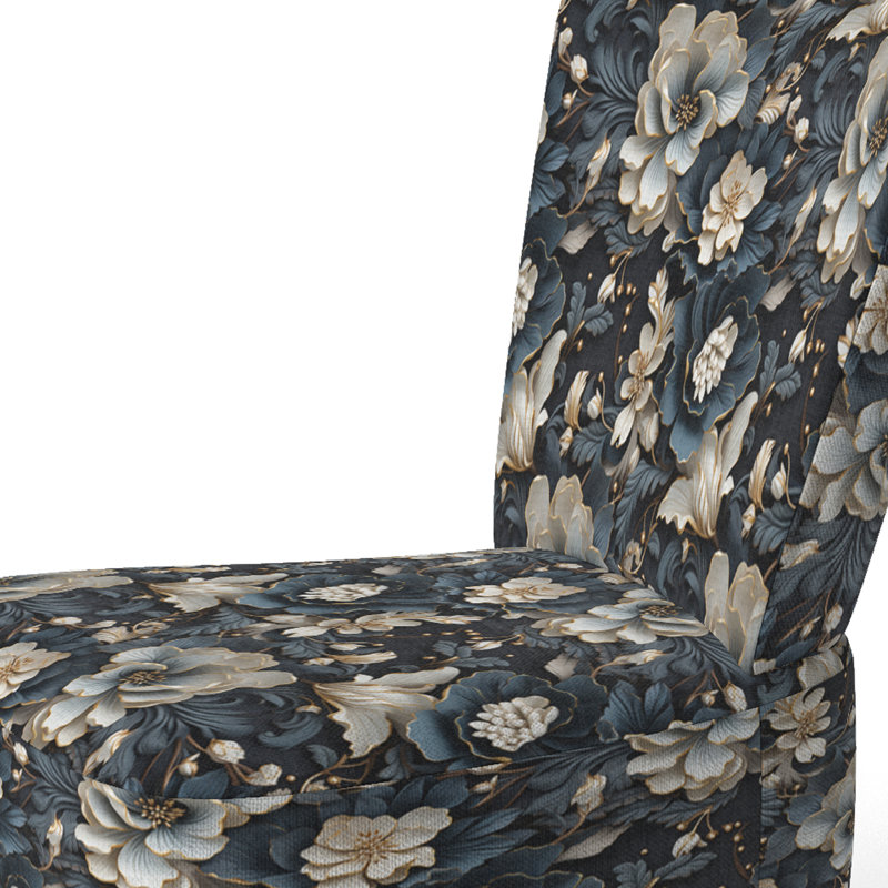 Élégante chaise d'appoint rembourrée Cottage