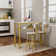 Dining Table Set With 2 Stools