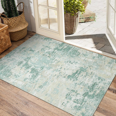 Rectangle Abstract Area Rug