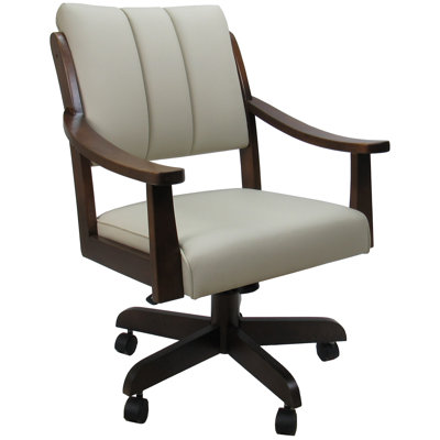 Casa Solid Wood Dining Caster Chair