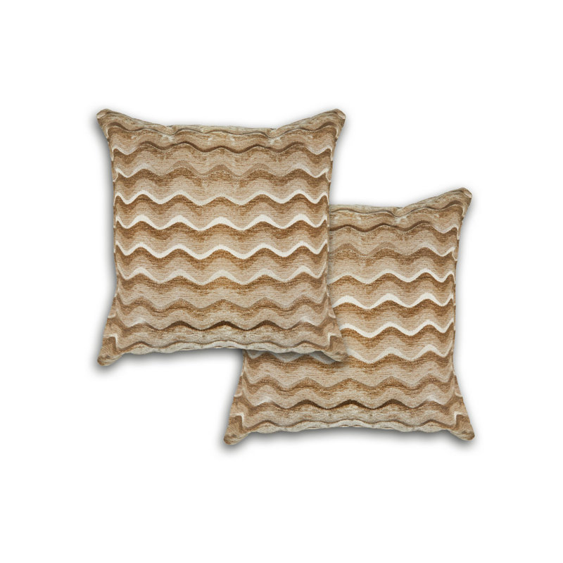 Kittredge Geometric Square Cushion Cover, Gold