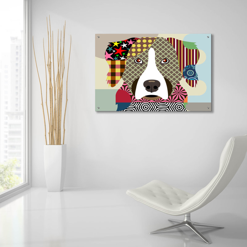 «Bernese Mountain Dog» par Lanre Adefioyue, H 24 po x l 36 po x P 0,2 po