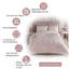 Floral Polycotton Duvet Cover Set with Matching Pillowcases Yarn Soft Bedding-38163897-38163892