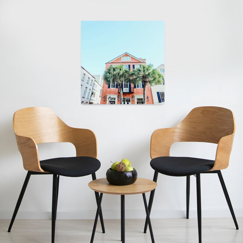 Charleston, palmiers abstraits, palmiers, art tropical, H 24 po x l 24 po