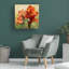 «Orange Orchid Passion 1» par Anthony Christou, impression sur toile tendue-868381839