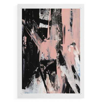Black & Blush II -Canvas Print Only - NOT FRAMED