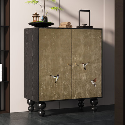 Chinese Style Solid Wood Shoe Cabinet