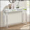 Miroir console rétro vintage en grain de bois, magnifique et noble pour le vestibule, la table de canapé et le salon (l 48 po x H 32,3 po x P 18 po)