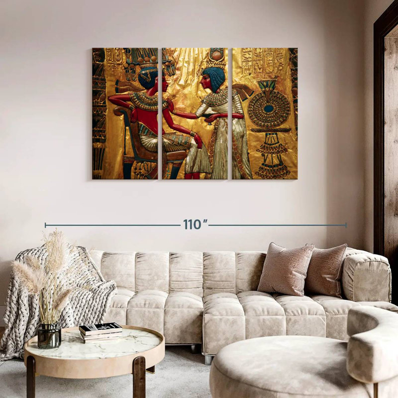 Illustration de Leisha Toutankhamon, H 48 po x l 74 po