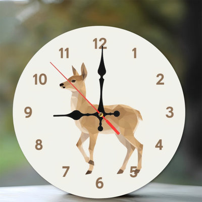 Horloge Polygonal Deer