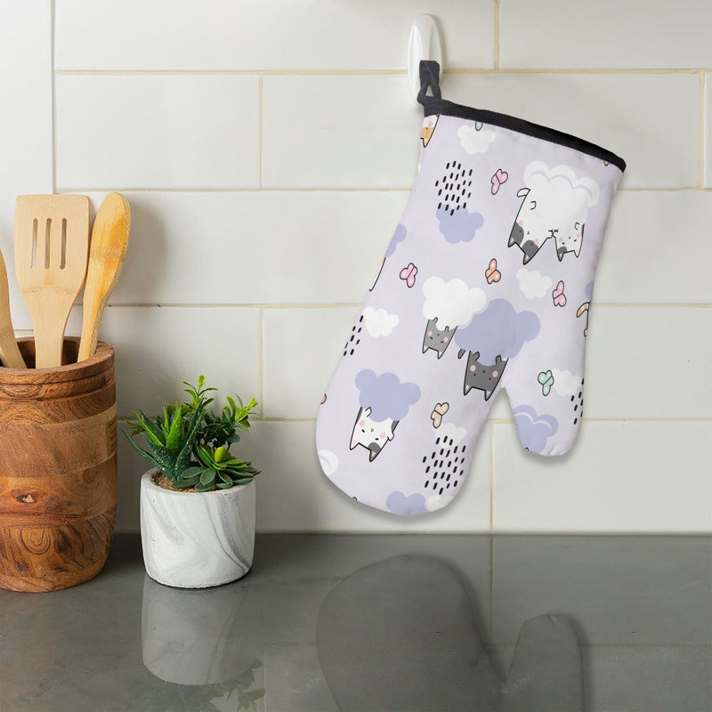 Cupid’s Love Arrows Oven Mitt Cotton Twill