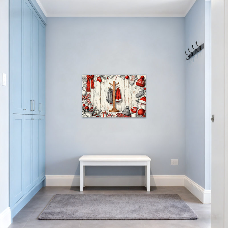 Motif de décoration murale de Noël, H 20 po x l 30 po